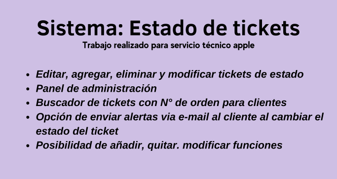 Sistema de Tickets